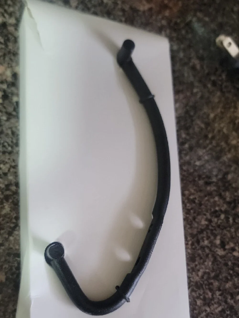 Threshold Matte Black Double Wall Hook
